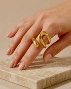 Wave Duo Ring