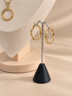 Aveline Set: Necklace + Hoop Earrings