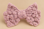 Floral Bow Clip